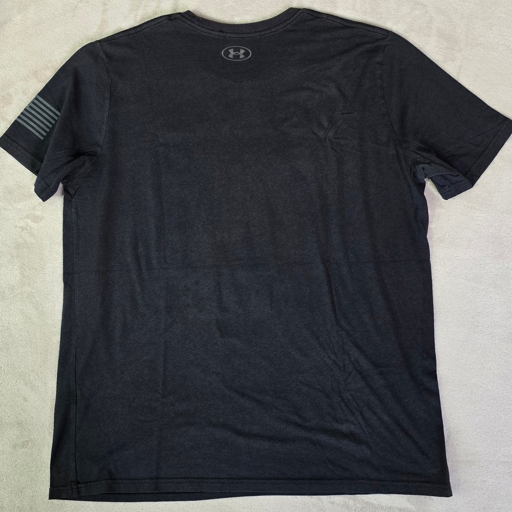 Under Armour Men's XL Freedom T-Shirt Black Patriotic 4th of July - Picture 5 of 5